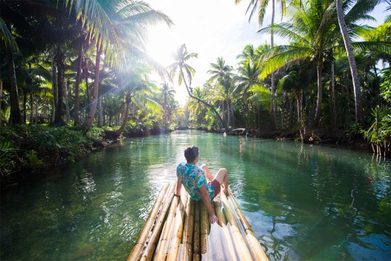 Leaning Palm Tree Maasin Siargao