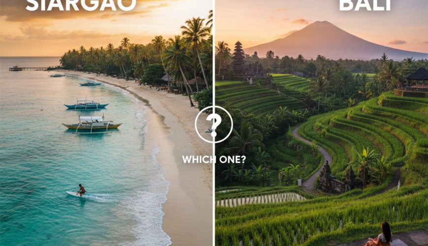 Siargao vs Bali